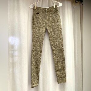 Pacsun Leopard Print Skinny Jeggings